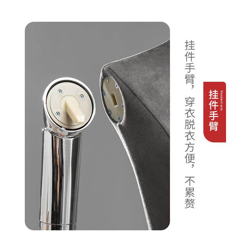 高档麂皮绒模特道具女镂空头半身假人台女装店橱窗陈列展示架全身