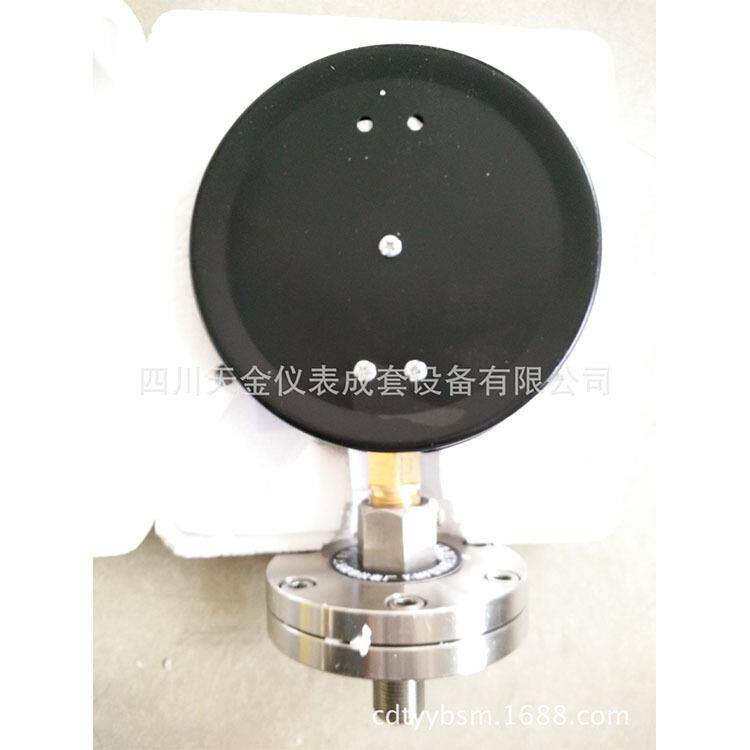 径向隔膜压力M表YTP-.150水表螺纹WJW式连接普通压力表压16级0~60