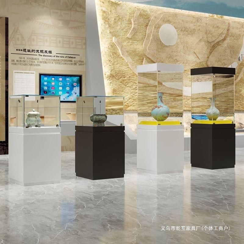 玻璃柜珠宝首饰柜台展示柜玉器产品样品展柜陈列柜博物馆文物展览