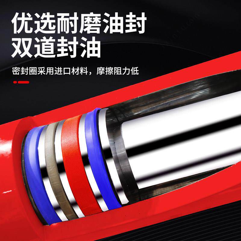 80缸径液压油缸双向液压缸8吨重型双向升降油顶液压油顶千斤顶