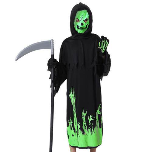 Halloween Grim Reaper Dress Party Clothes万圣节死神服装镰刀