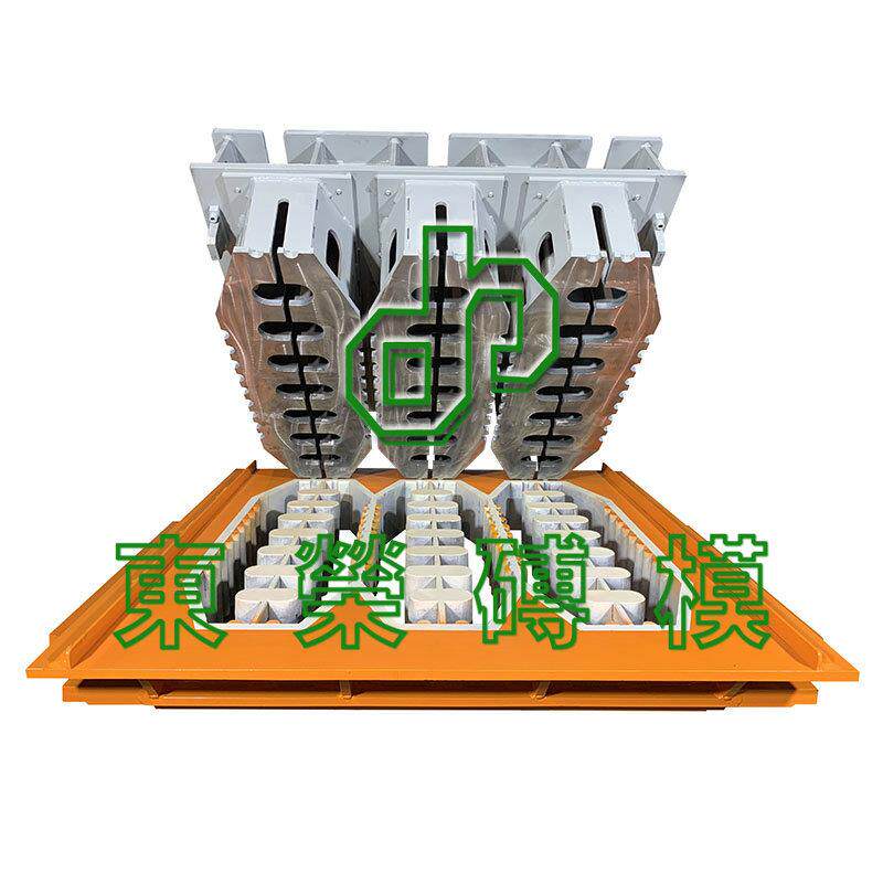 生态水利韩宝18型砖模具异形砖彩砖模具水泥砌块砖模泉州厂家供应