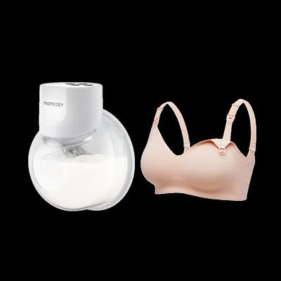 正品Mom手cozy吸奶器电式动免扶P静音便携穿戴小奶碗S12ro双支礼