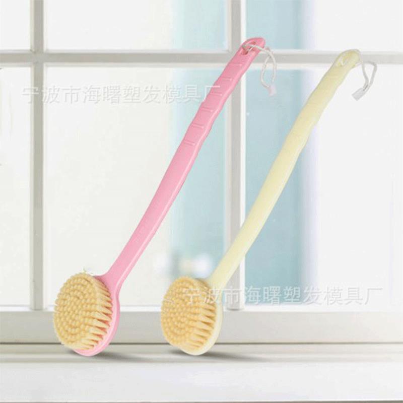 搓澡长柄软毛洗澡刷 带按摩点洗澡沐浴刷 搓背器浴刷洗澡刷