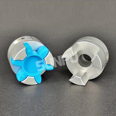 三普SLC35伺服步进电机丝杆模组用连轴器 夹紧式梅花型弹性联轴器