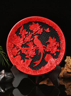 Chinese souvenir Lacquer carving handicraft decoration gift