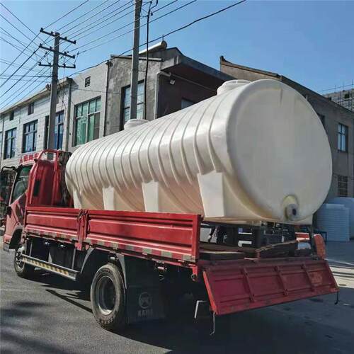 江苏十吨加厚卧式储罐塑料桶车载蓄水桶10立方化工液体运输罐