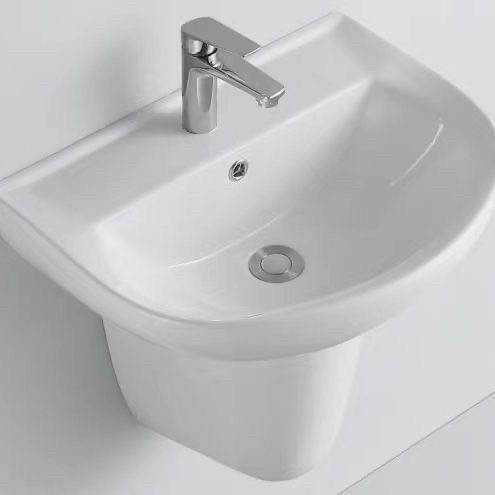 陶瓷一体落地式立柱盆小户型立式圆形洗脸盆卫生间阳台洗手池挂盆,家装主材,立柱盆,淘宝优惠券,粉丝福利购,淘宝优惠卷