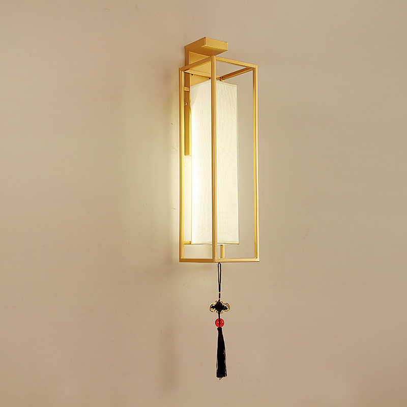 新中式壁灯覆古中国风客厅背景墙灯饭店床头过道走廊酒店工程壁灯