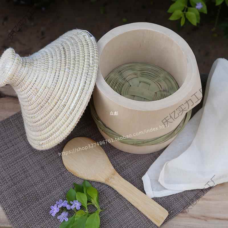 花YL956099枝木甄子整木饭木桶家用木小号攀蒸正子蒸纯手工子商用