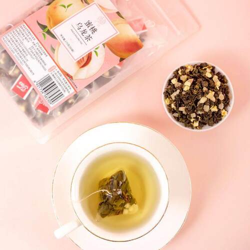 水蜜桃香乌龙茶泡白桃茶包花三角袋泡茶叶果组合果茶袋LPL装冷茶