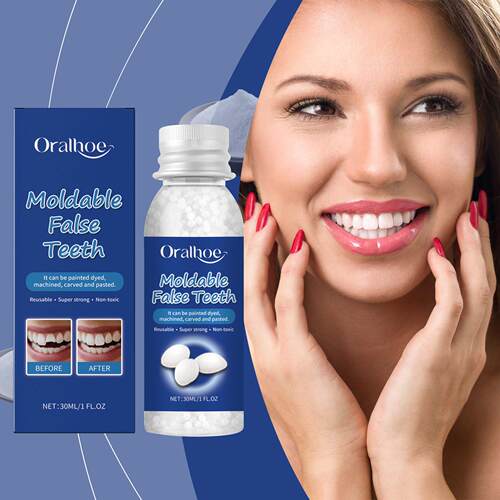 ORALHOE Solid Dental Adhesive for Temporary Tooth Repair, Fi