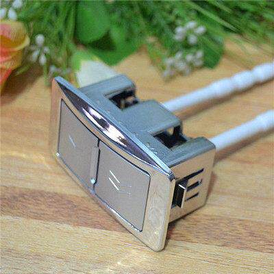 马桶水箱配件长方形双按钮按键节水马桶冲洗按钮坐便器按键座便器