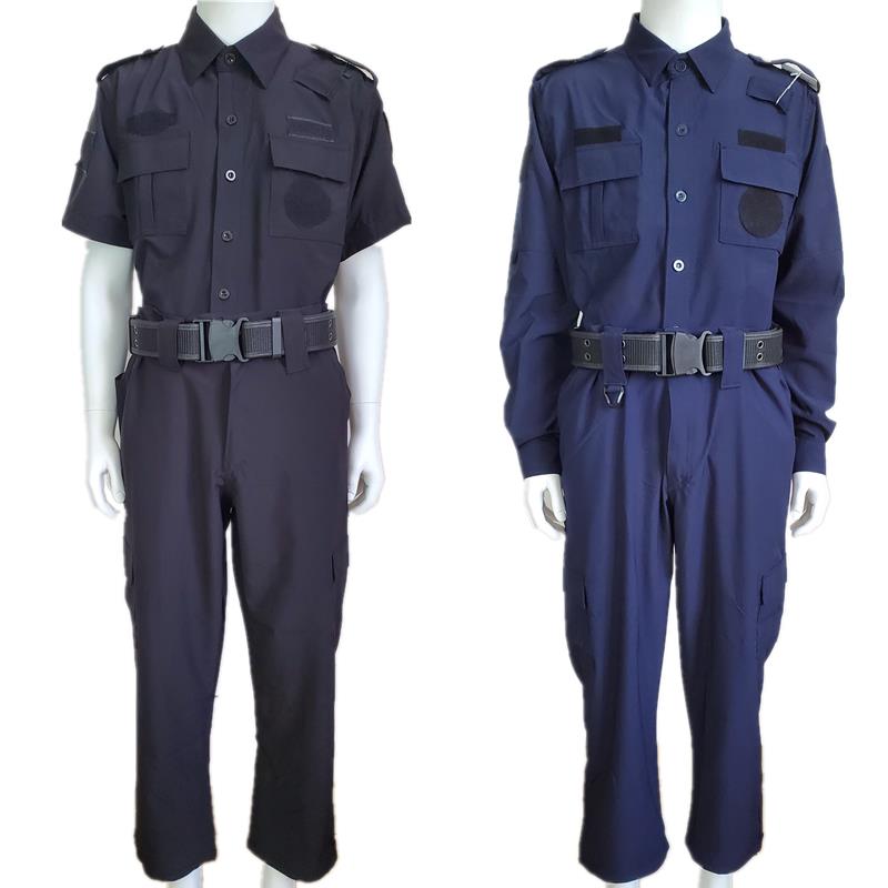 夏季薄款511弹力速干服保安作训服短袖套装男女夏季长袖训练服
