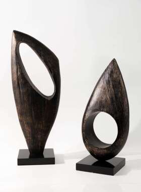 现GT-A071代售楼处玄雕塑术品关样板房厅酒店大堂艺展前台抽象装