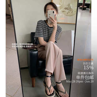 爆显瘦拉腿！今年凉凉裤版型面料色系都绝！自留巨好穿 3种面料