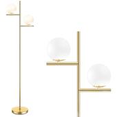 灯具 办公立式 客厅落地灯卧室床头欧式 金色轻奢创意玻璃球跨境新款