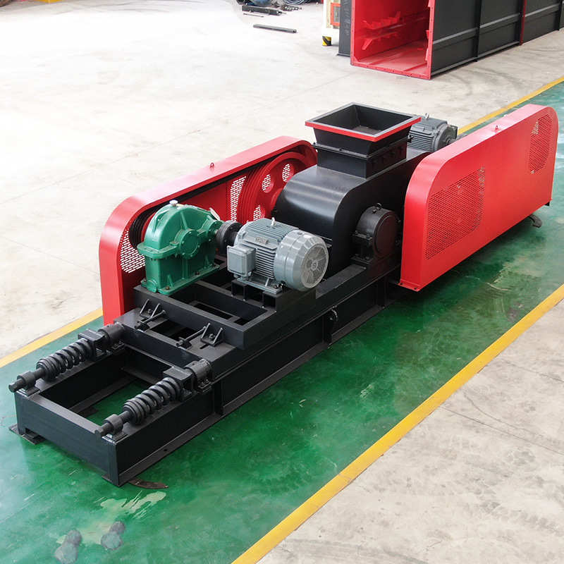 破碎机辊用机设备砂辊式齿对粉碎机辊煤价格双液压对对小型机制辊