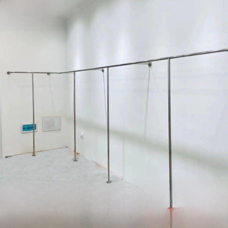 服装店展示架展示道具女装店专用墙不锈钢货架地板挂衣架银