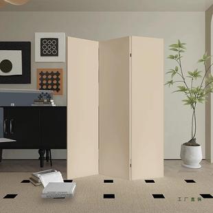 风隔断客移厅纯色可折叠动现代简约可定LOG屏O酒店制办公985室折