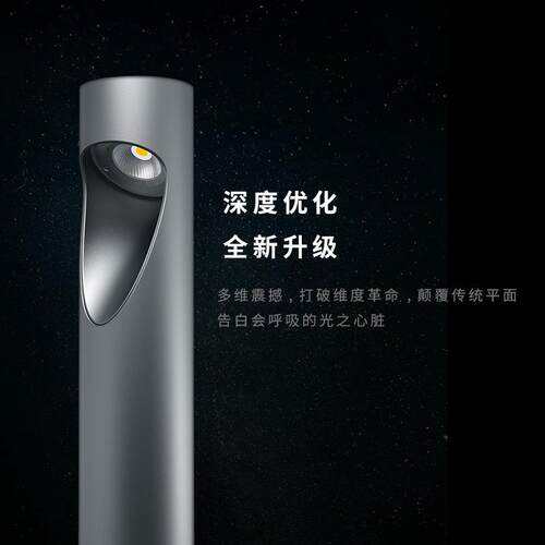 擎天柱LED景观庭院灯户外P65级防水柱头草坪灯城市道路公园照明