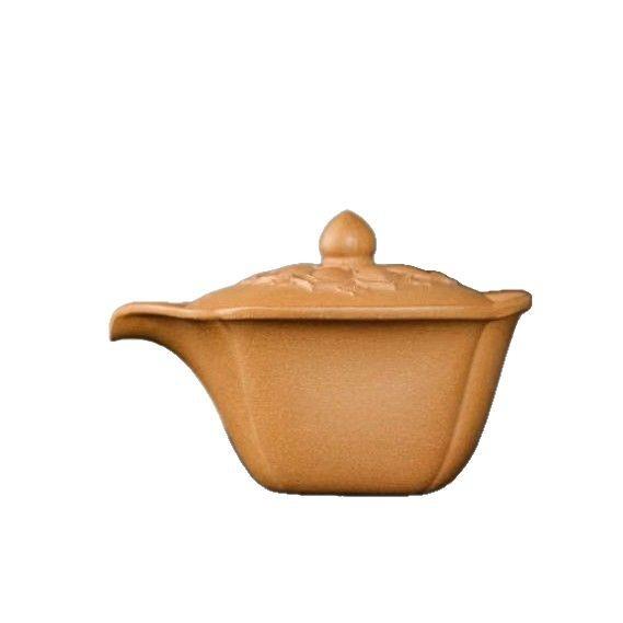 宜兴紫砂莲花盖碗手抓壶分茶器泡茶茶具公道杯
