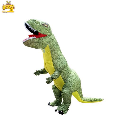 Inflatable Snake Print Muscle Dinosaur Costume, Party