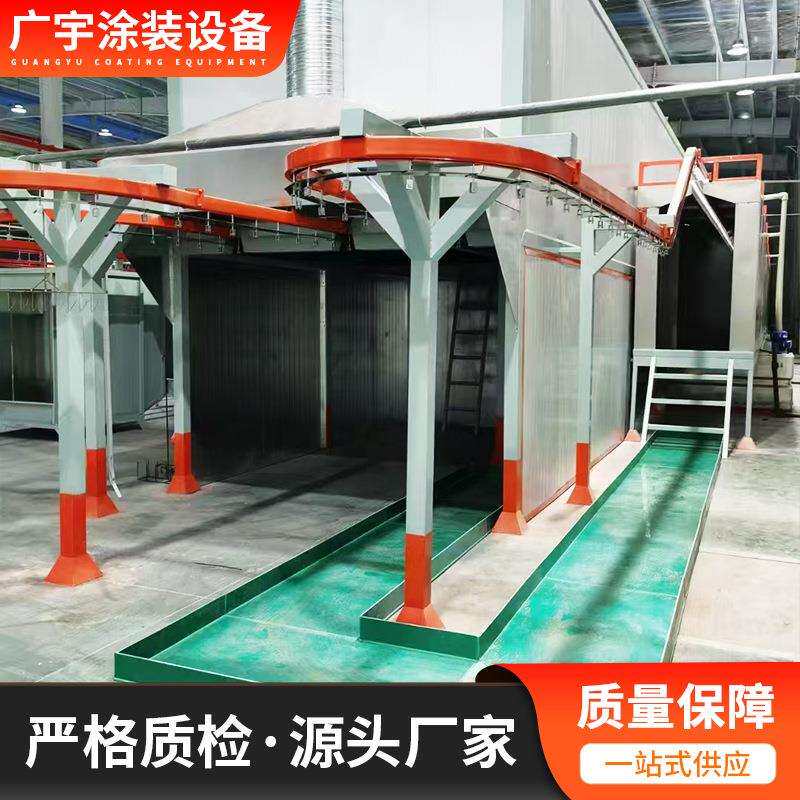 喷涂流水线烤漆设备 涂装生产线全套设备厂全自动喷塑喷粉流水线