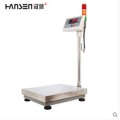 汉狮电子计重秤上下限报警秤报警灯电子称灯光电子称150kg/5g
