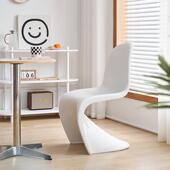 塑北潘东椅欧家用料洽谈901餐椅餐椅靠背书桌胺椅餐桌椅办公简约