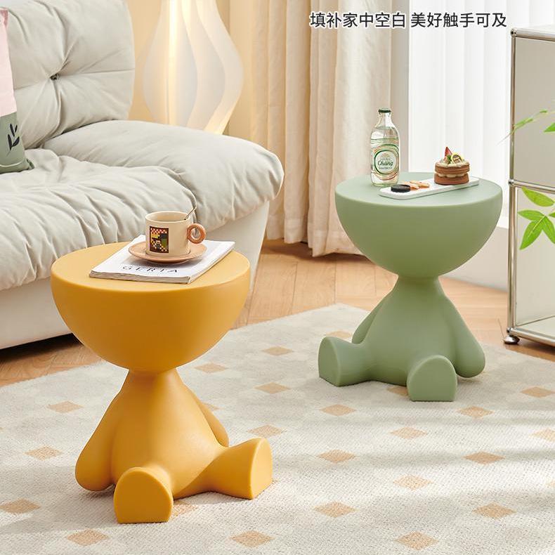 床头柜网红客厅小平头茶几沙发置物架家用简约塑料卧室小户型边桌