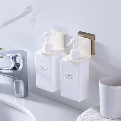Bathroom shower gel and shampoo holder, no-drill wall-mounte