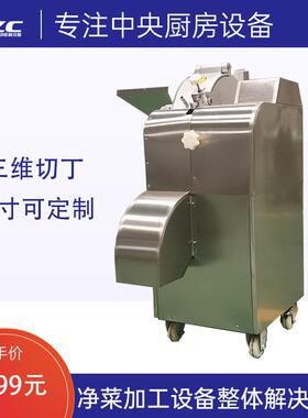 型大肉制品切丁备 冻肉切丁机 多功能自动冷冻设切APX肉丁机