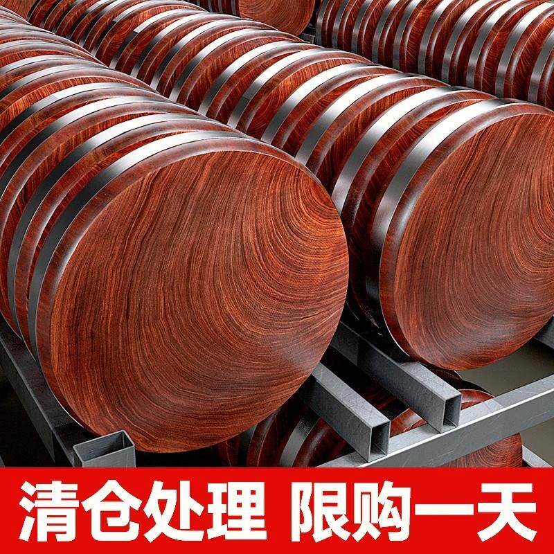 正宗黑铁木砧板厨房切菜板抗菌防霉家用实木整木圆菜墩占案板刀板
