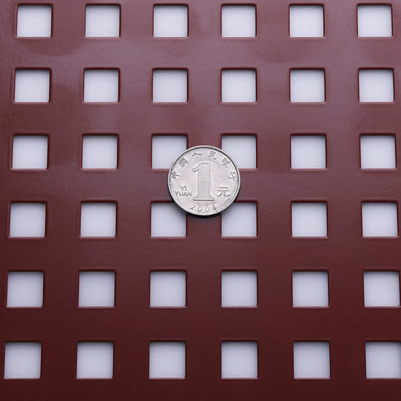 厂家现货正方形方孔冲孔网板筛网304不锈钢洞洞板不锈钢冲孔网