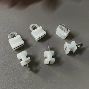 窗帘轨道滑轮带钢片纳米轮导轨静音轮小方轨挂钩滑轮窗轨辅料配件