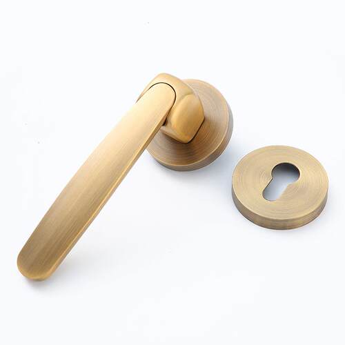 现代室内LQJ家卧室房拉锁简约静音手分体锁用门木门锁通用型执手