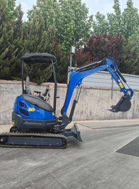 出口HT25J农用建筑破碎挖沟机微型小型挖掘机果园多功能挖掘机