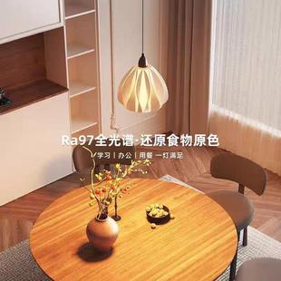 奶油法式 艺术饭厅餐厅摇臂灯吧台氛围感 中古可移位吊灯创意个性