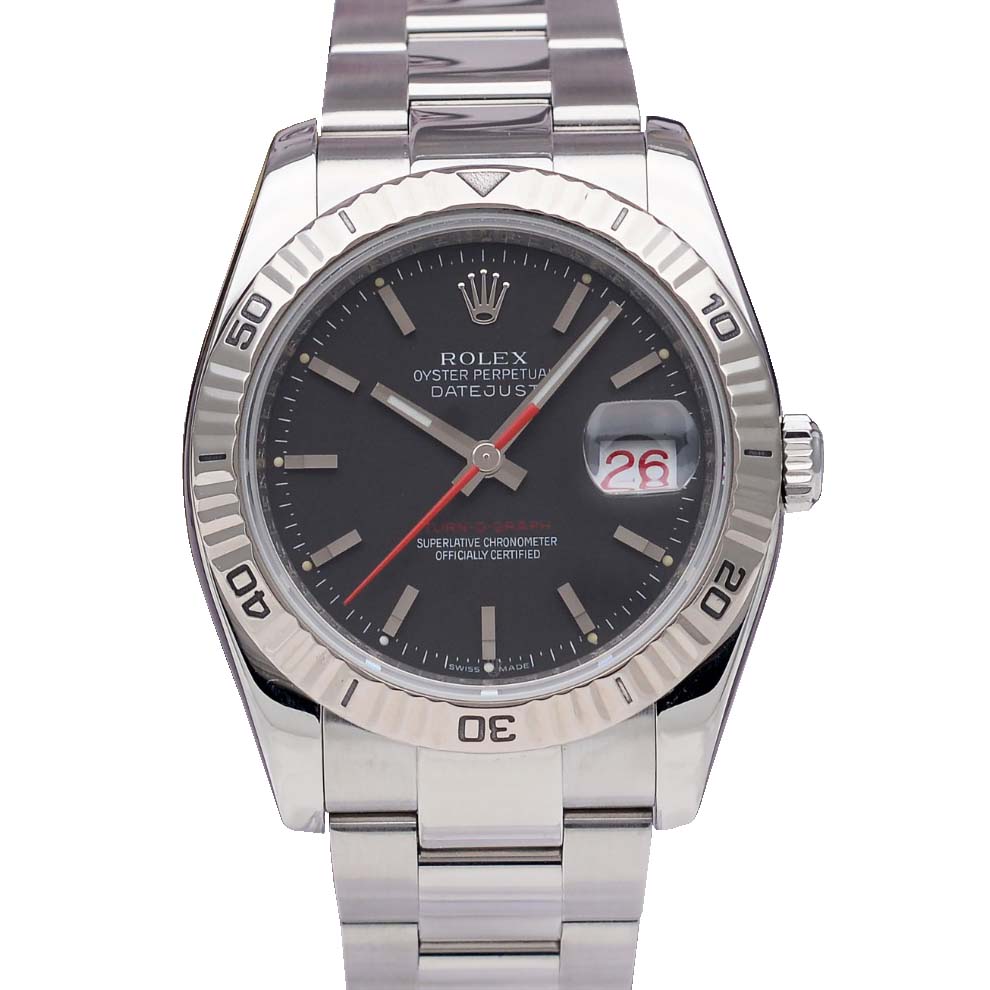 原装正品[9.8新]劳力士日志爬山虎36mm自动机械男表116264