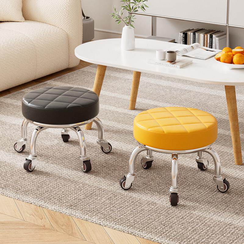 滑轮矮凳美缝万向轮小凳子带娃儿童学步家用静音带轮简约网红圆凳,住宅家具,万向轮凳,淘宝优惠券,粉丝福利购,淘宝优惠卷