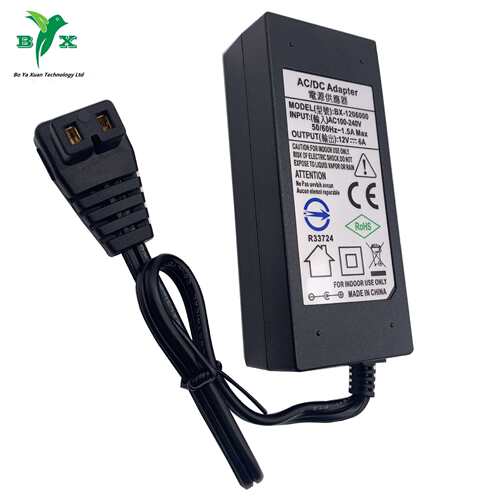 厂家英规BS CE 认证12V6A开关电源 12V6A AC ADAPTER ROHS
