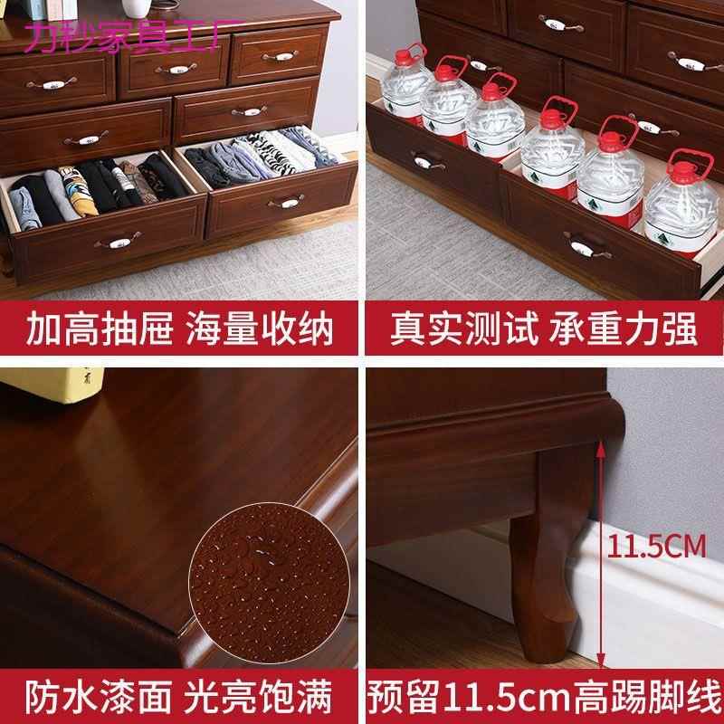 欧式柜子储物斗柜斗柜木卧无品牌/室客厅房间电视柜五实斗柜五橱
