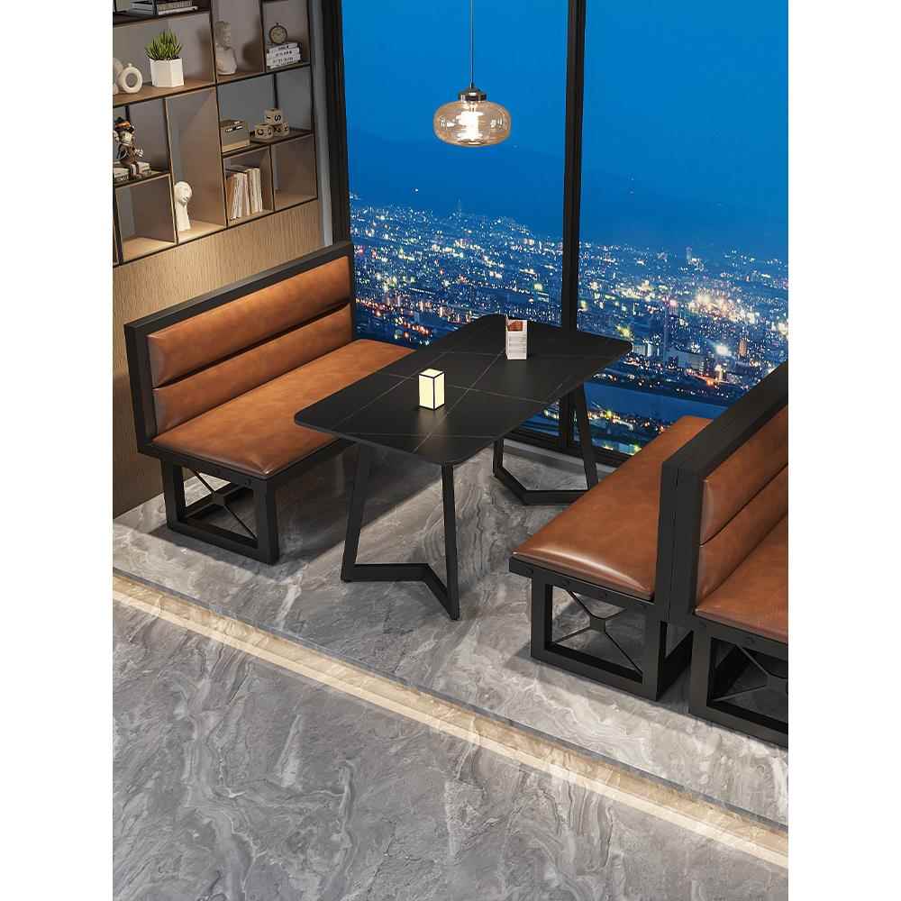 工业风复古酒吧清吧咖啡西餐厅音乐餐吧烧烤店酒馆沙发卡座餐桌椅