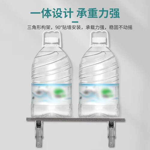 304不锈钢折叠隔板比利支架三折弹簧托架直角层板活动五金置物架