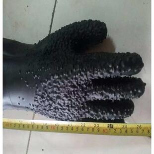 劳保手套喷砂机手套加厚防尘喷砂护手套