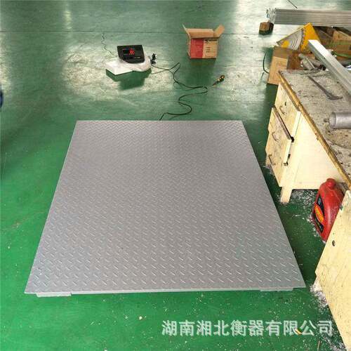 长沙花纹钢板电子地磅价格1.2m*1.2吨打印1-t小型厂商用电子秤