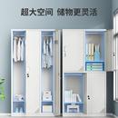 三门更衣柜浴室洗浴中心存包柜美发店顾客储物柜员工宿舍铁皮衣柜