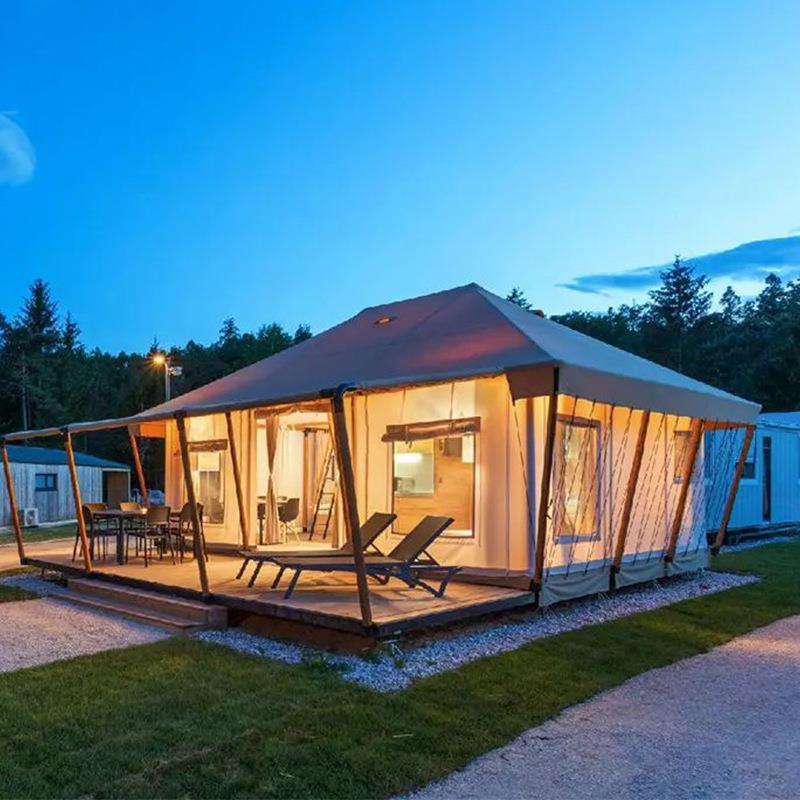 RCN户营地帐篷 露营带民宿帐外篷 卧室客厅卫浴阳帐台 网红酒店篷