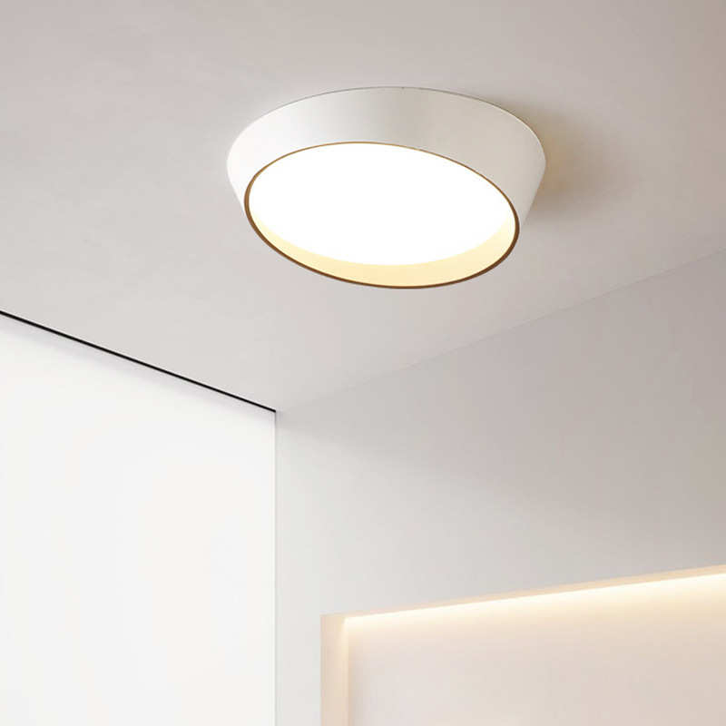 书房简设计师现代灯具灯极简约圆形卧室北欧led灯饰间吸顶灯创意